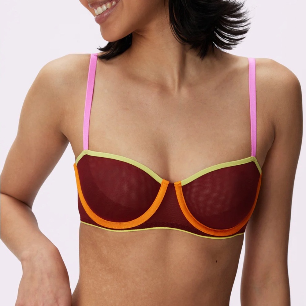 Parade Sheer Comfort Balconette Bra 32C